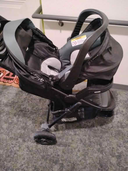 Photo of free Baby trend strollerbadn car seet (Downtown San Jose) #1