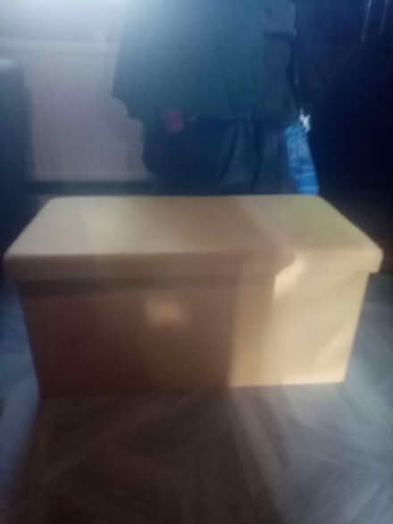 Photo of free Yellow ottoman (keighley) (Keighley bd20) #1