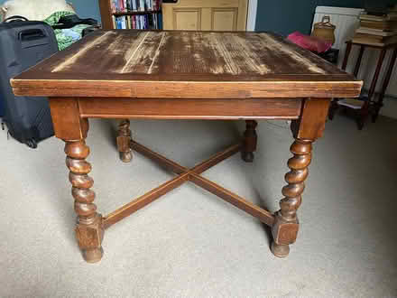 Photo of free Wooden extendable dining table (Bedford) #1
