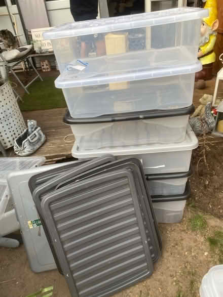 Photo of free Plastic storage boxes (Hampton TW12) #4
