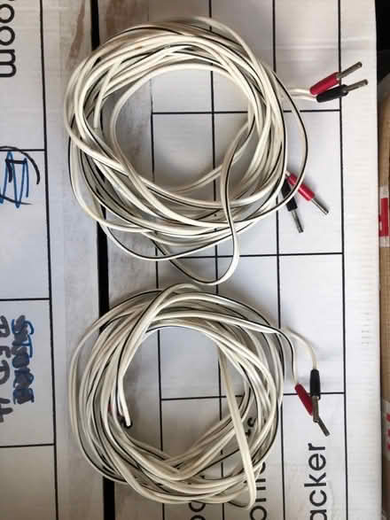 Photo of free Set of two Hifi Cables with banana plugs (Horsebridge SY5) #1