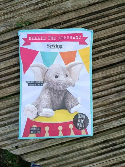 Photo of free Elephant sewing pattern unused (Barry) #1