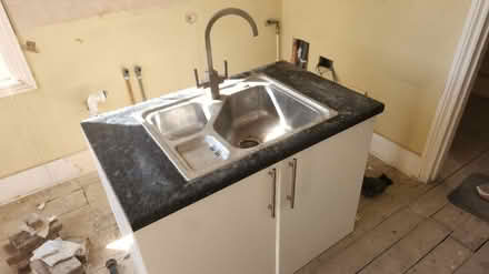 Photo of free Sink, tap and cupboard unit (London Road station BN1) #1