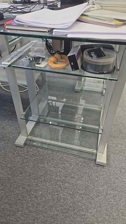 Photo of free Glass/metal office desks (Clapham SW12) #2