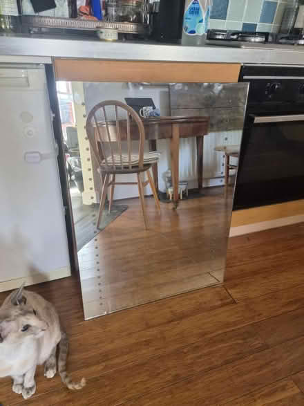 Photo of free Mirror 60x89cm with light (Ally Pally N8) #1