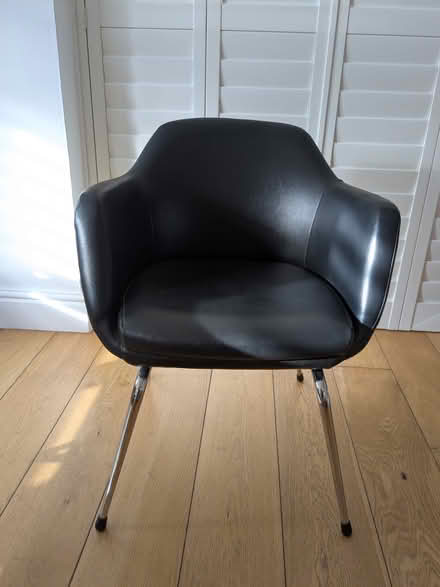 Photo of free Two black chairs (Arrington SG8) #2