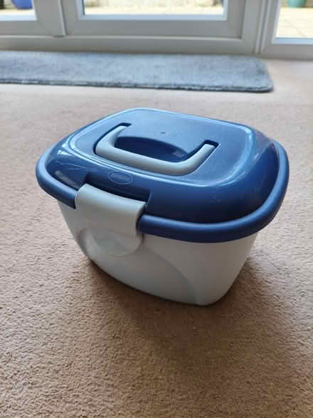 Photo of free Blue Lock Top Storage Box (Corfe Mullen BH21) #1