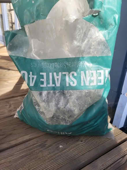 Photo of free Slate gravel 40mm approx half bag (Fittleworth RH20) #2