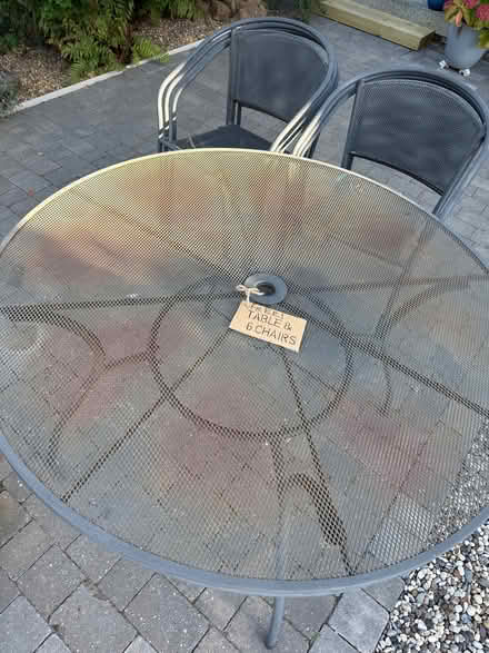 Photo of free Garden table a six chairs (Whoberley CV5) #1