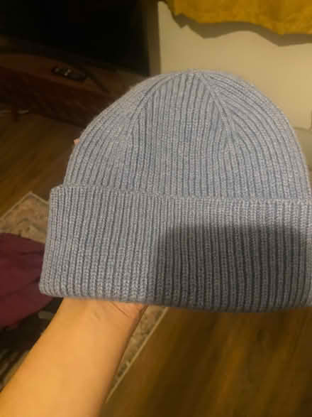 Photo of free Light blue beanie (Manchester M19) #1
