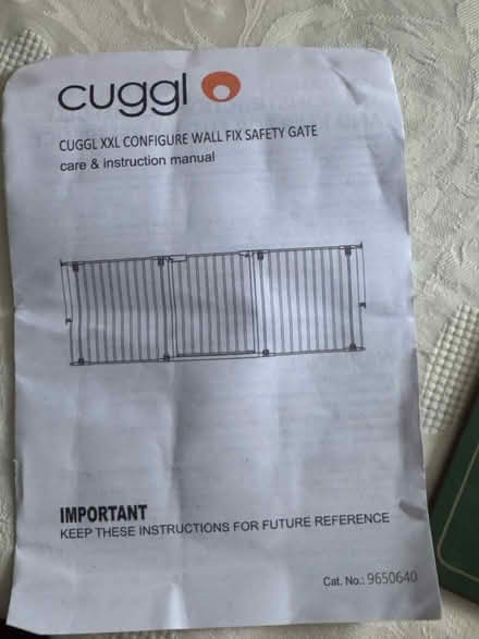 Photo of free Cuggl Wide Baby Gate (Peterborough PE1) #2