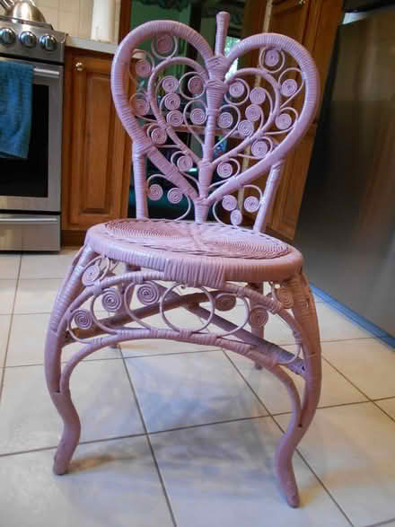 Photo of free Heart Shaped Wicker Chair (Troy) #2