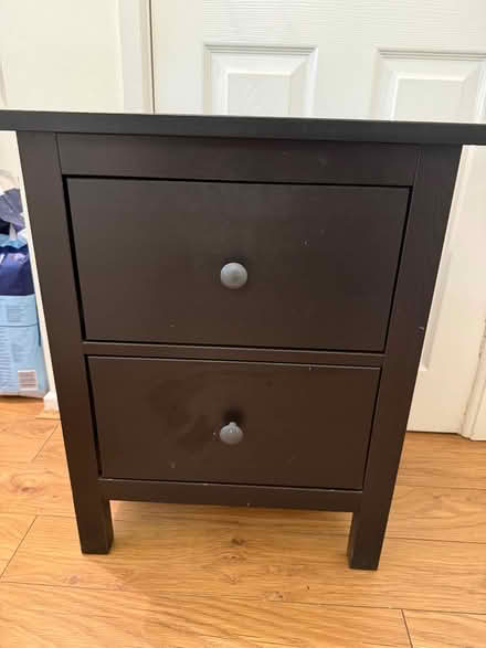 Photo of free Small black chest of drawers (Hartford CW8) #1