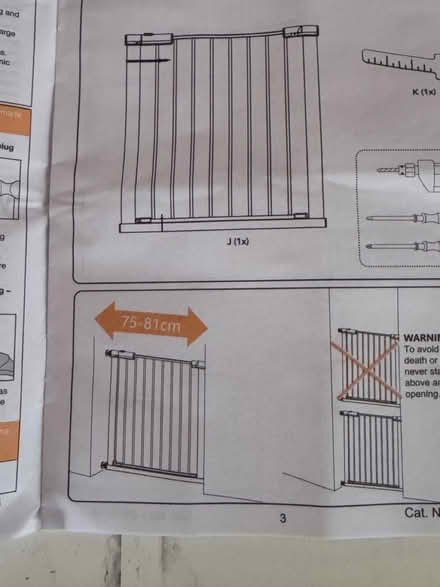 Photo of free Cuggl High Baby Gate (Peterborough PE1) #3