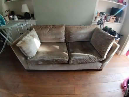 Photo of free Camel sofa (Fulham SW6) #1