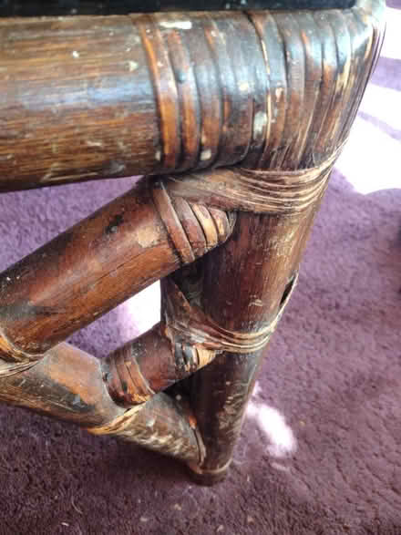 Photo of free Bamboo coffee/ Garden table (Barring close ME5) #2