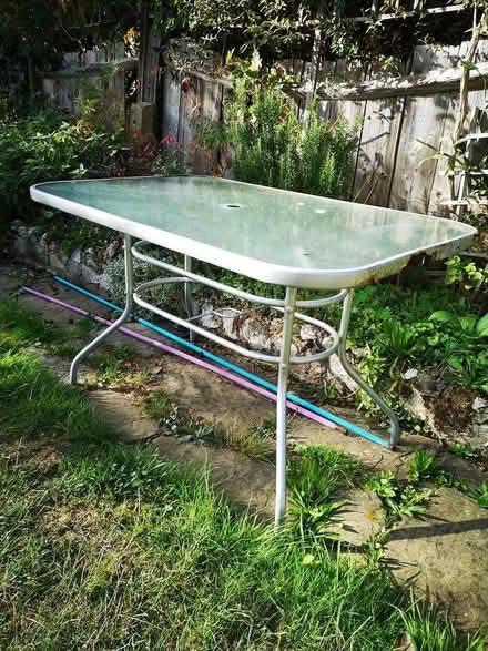 Photo of free Garden glass table (Norbury SW16) #1