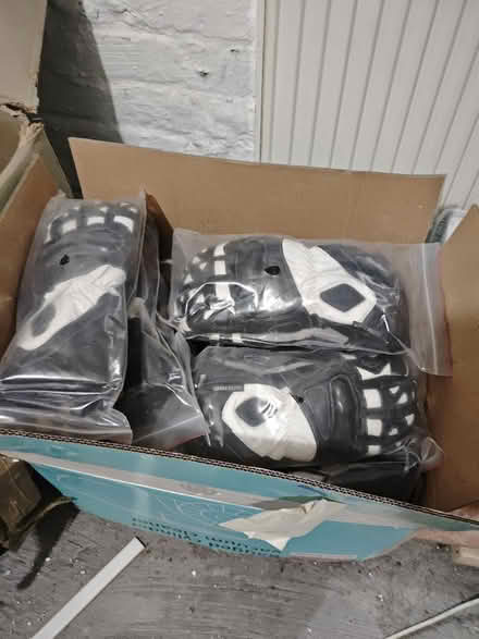 Photo of free box full of motorcycle gloves (Gorse Hill M32) #1