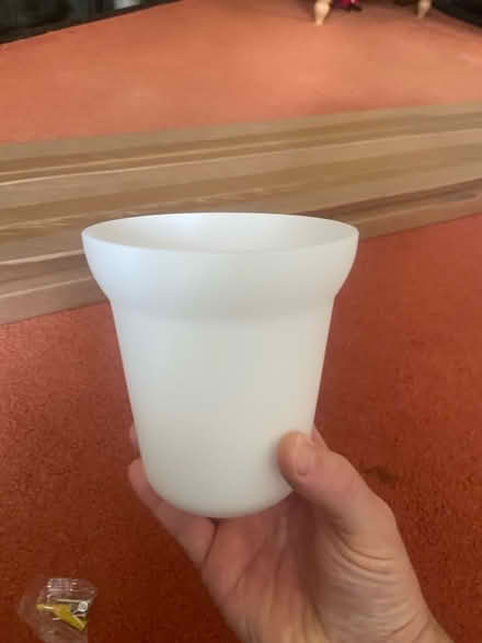 Photo of free White glass lampshades (South Croydon CR2) #3