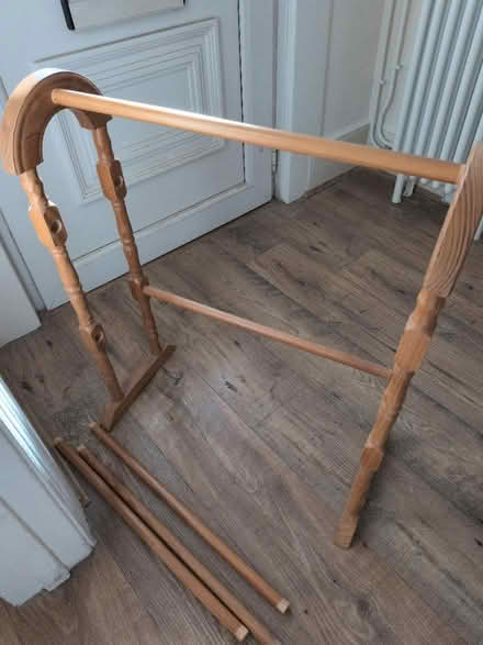 Photo of free Clothes horse real pine (Abbey Wood SE2) #1