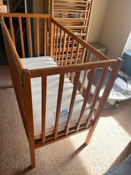 Photo of free Child’s wooden cot (Croydon) #2