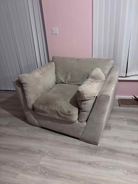 Photo of free Chair and Couch (Knotty Ash L14) #2