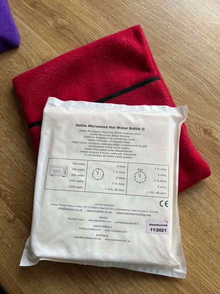 Photo of free Two microwaveable heat-pads (Riverside B98) #4