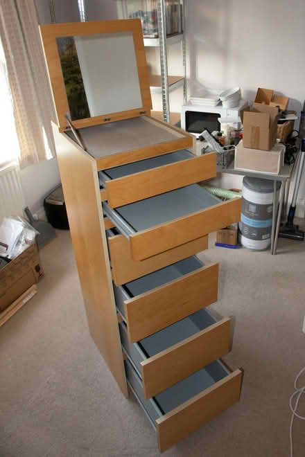 Photo of free Ikea Malm Tall dresser/vanity unit (Western Park LE3) #2