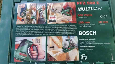 Photo of free Bosch PFZ 500E Multisaw (Preston Road BN1 6) #2
