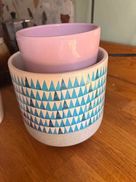 Photo of free Selection of porcelain plant pots (Beckenham BR3) #2