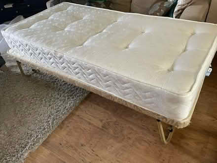 Photo of free Trundle bed and mattress (Brigstock NN14) #3