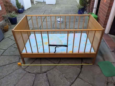Photo of free Baby cot/child bed, mattress 140x70 (Elworth CW11) #4