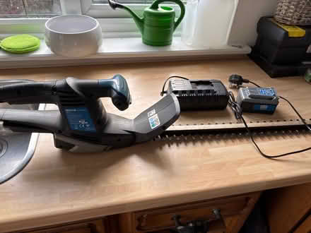 Photo of free Cordless hedge trimmers. Working (Well Lane CH2) #1