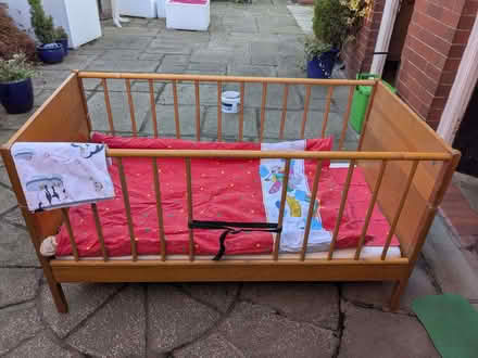 Photo of free Baby cot/child bed, mattress 140x70 (Elworth CW11) #1