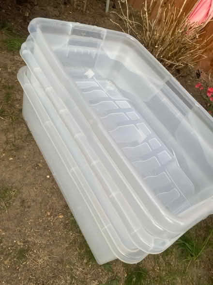 Photo of free Plastic storage boxes (Hampton TW12) #2