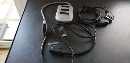 Photo of free Scart Junction Box, 2 Scart Leads (Snipeshill ME10) #1