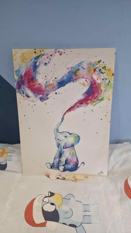 Photo of free Kids elephant canvas (Ingoldisthorpe, PE31) #1