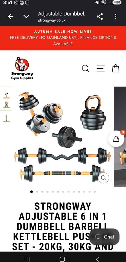 Photo of free Strongway 6 in 1 Dumbbell Barbell (Plaistow E13 8) #2