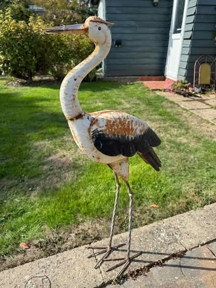 Photo of free Stork garden ornament (Walton-on-the-Naze CO14) #1