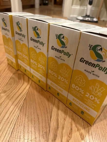Photo of free 13 gallon GreenPolly trash bags (Harvard MA) #4