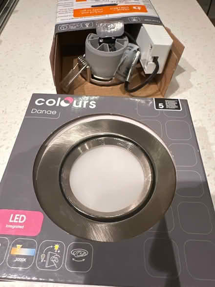 Photo of free 2 tilting LED down lights - dimmable (Penge SE20) #1