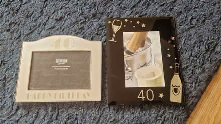 Photo of free 2 x 40th Birthday Frames (Cheadle Heath SK8) #1