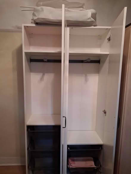 Photo of free White double wardrobe (Beckenham BR3) #1