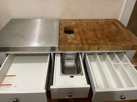 Photo of free Kitchen island w cutting board tops (Back Bay/Fenway line) #3
