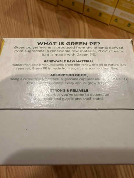 Photo of free 13 gallon GreenPolly trash bags (Harvard MA) #3