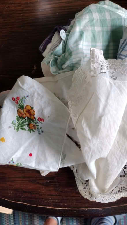 Photo of free Cotton linen handkerchiefs (West Marina TN38) #2