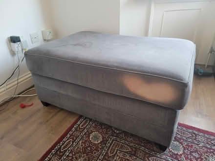 Photo of free Grey footstool (Churchill Square area BN1) #2