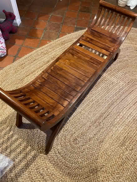Photo of free Gorgeous wooden seat (Brigstock NN14) #1