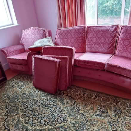 Photo of free 3 sofas and 4 or 5 armchairs (Wembley Stadium/Park HA9) #1