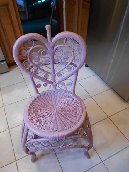 Photo of free Heart Shaped Wicker Chair (Troy) #1